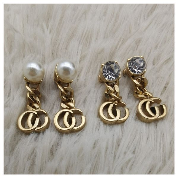 four style studs fashion womens designers earrings double g earing for women crystal ear stud highly quality luxurys hoop brands gold ear-st, Golden;silver
four style studs fashion womens designers earrings double g earing for women crystal ear stud highly quality luxurys hoop brands gold ear-st, Golden;silver