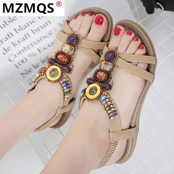 fashion women's shoes open toe solid color flat comfortable cool beach summer ethnic beaded sandals, Black
fashion women's shoes open toe solid color flat comfortable cool beach summer ethnic beaded sandals, Black