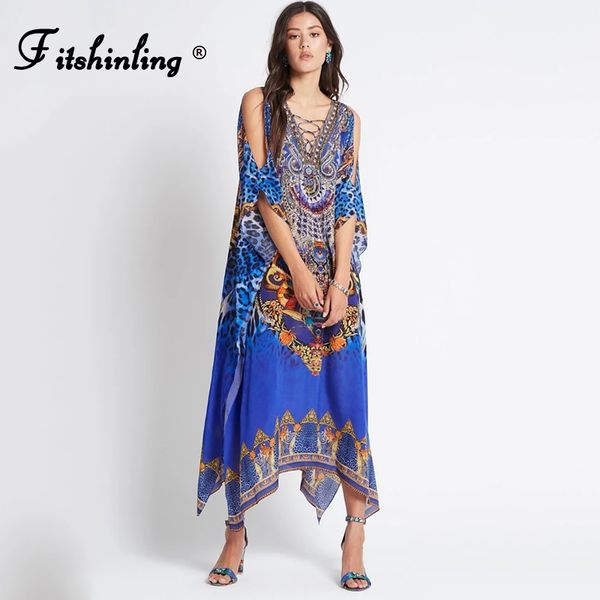 fitshinling open shoulder boho long dress print lace up split pareos holiday vintage maxi dresses women summer robe new hot
fitshinling open shoulder boho long dress print lace up split pareos holiday vintage maxi dresses women summer robe new hot