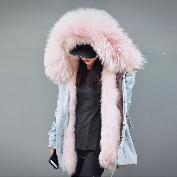 women's fur & faux , 100% detachable linning big white raccoon trimming overcoat coat be-1627 ems, Black
women's fur & faux , 100% detachable linning big white raccoon trimming overcoat coat be-1627 ems, Black
