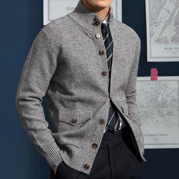 men's sweaters sweater cardigan men autumn knitting pocket winter warm coat 2021 single breasted pleated, White;black
men's sweaters sweater cardigan men autumn knitting pocket winter warm coat 2021 single breasted pleated, White;black