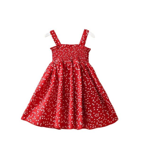 girl's dresses vidmid summer girls suspender dress children's love princess baby foreign style chiffon printed clothes p5136, Red;yellow
girl's dresses vidmid summer girls suspender dress children's love princess baby foreign style chiffon printed clothes p5136, Red;yellow