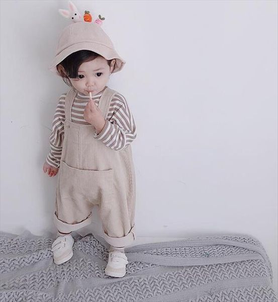 spring autumn korean style baby boys girls fashion corduroy loose overalls infant kids casual all match suspender trousers, Blue
spring autumn korean style baby boys girls fashion corduroy loose overalls infant kids casual all match suspender trousers, Blue