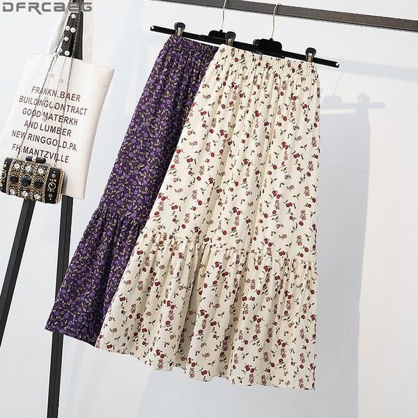 skirts casual high waist elastic floral skirt loose plus size long for women autumn a-line chiffon purple jupe femme, Black
skirts casual high waist elastic floral skirt loose plus size long for women autumn a-line chiffon purple jupe femme, Black