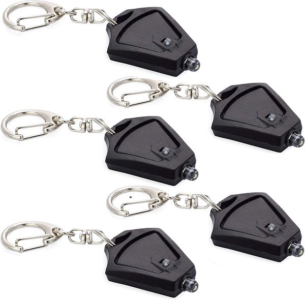 5 pack mini led keychain flashlight, ultra bright key ring light torch, batteries included
5 pack mini led keychain flashlight, ultra bright key ring light torch, batteries included