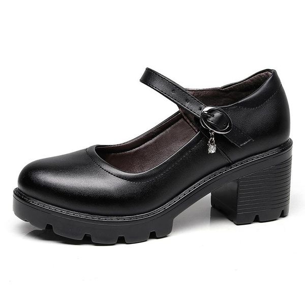 dress shoes quality block heels platform women pumps 2021 spring classic mary jane with heel office work dance shoe ladies, Black
dress shoes quality block heels platform women pumps 2021 spring classic mary jane with heel office work dance shoe ladies, Black