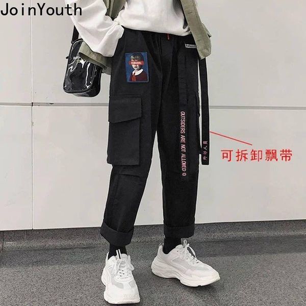 women's pants & capris joinyouth korean sweatpants fashion straight cargo thin summer trousers femme roupas loose casual pantalon stree, Black;white
women's pants & capris joinyouth korean sweatpants fashion straight cargo thin summer trousers femme roupas loose casual pantalon stree, Black;white
