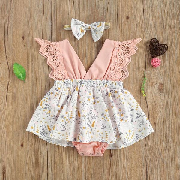 rompers princess born baby girls romper dress with bow headband sweet floral print lace sleeve toddler infant jumpsuit clothes, Blue
rompers princess born baby girls romper dress with bow headband sweet floral print lace sleeve toddler infant jumpsuit clothes, Blue