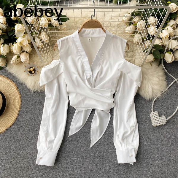 chic off shoulder women korean v neck long sleeve button lace up blouse autumn elegant fashion slim short blouses 210512, White
chic off shoulder women korean v neck long sleeve button lace up blouse autumn elegant fashion slim short blouses 210512, White