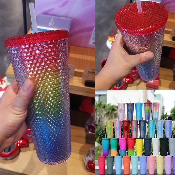 dhl 24 oz personalized mugs iridescent bling rainbow studded cold cup tumbler coffee water bottle with straw wholesale 2022
dhl 24 oz personalized mugs iridescent bling rainbow studded cold cup tumbler coffee water bottle with straw wholesale 2022