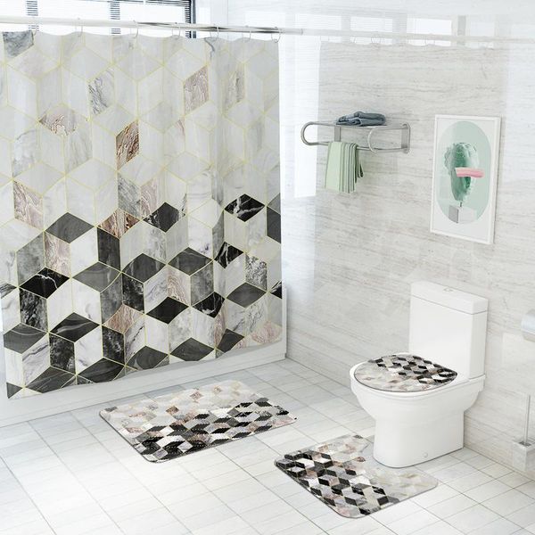 bath mats bathroom non-slip pedestal rug geometric printed mat shower curtain waterproof polyester decor carpet
bath mats bathroom non-slip pedestal rug geometric printed mat shower curtain waterproof polyester decor carpet