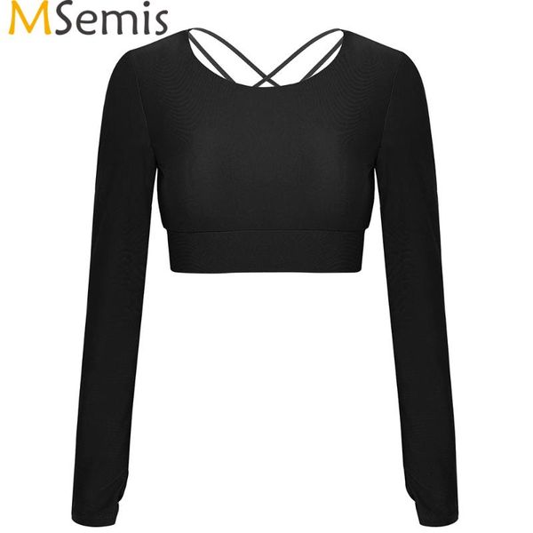women crop casual long sleeve padded bra spring autumn back cross tight sport gym yoga shirt fitness clothing outfits, White;red
women crop casual long sleeve padded bra spring autumn back cross tight sport gym yoga shirt fitness clothing outfits, White;red