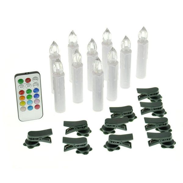 strings set of 10 battery operated flameless led taper candle tea light w/18keys remote control&mount clip wedding xmas tree party-rgb
strings set of 10 battery operated flameless led taper candle tea light w/18keys remote control&mount clip wedding xmas tree party-rgb