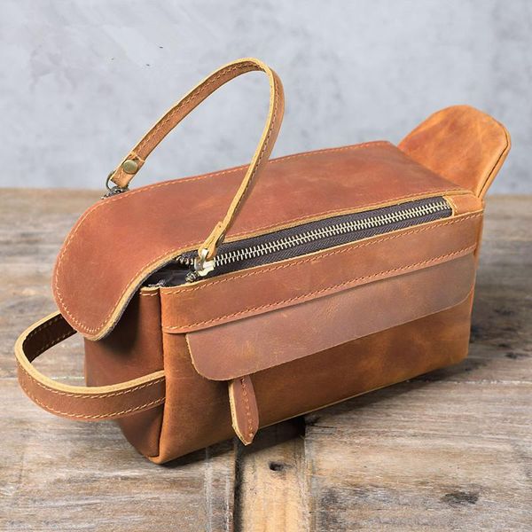 genuine leather clutch purse make up toiletry bag women men's driver cosmetic wash bags & cases
genuine leather clutch purse make up toiletry bag women men's driver cosmetic wash bags & cases
