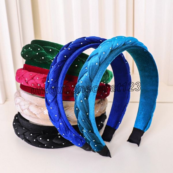 winter rhinestone headbands braided velvet bezel hairband women hair accessories girls headband opaska do wlosow bandeau femme diademas, Silver
winter rhinestone headbands braided velvet bezel hairband women hair accessories girls headband opaska do wlosow bandeau femme diademas, Silver