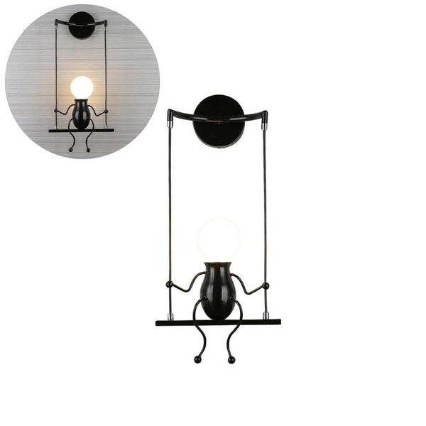 creative led wall lights swing doll sconces lighting metal decor bedside lamps bedroom lamp home decoration accessory
creative led wall lights swing doll sconces lighting metal decor bedside lamps bedroom lamp home decoration accessory