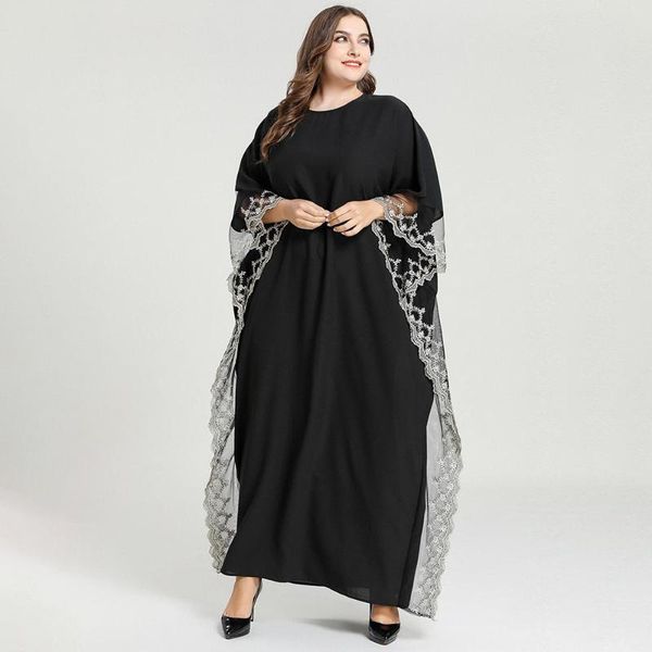 plus size dresses fridayin summer women's dress 2021 sweet round long sleeve neck pure color black maxi loose abaya
plus size dresses fridayin summer women's dress 2021 sweet round long sleeve neck pure color black maxi loose abaya