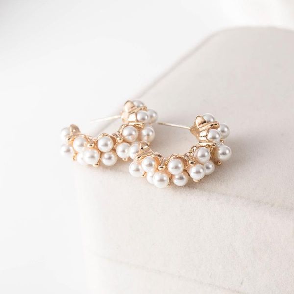 hoop & huggie korean pearl stone earrings for women charming gold color alloy metal party elegance jewelry accessories shamrock, Golden;silver
hoop & huggie korean pearl stone earrings for women charming gold color alloy metal party elegance jewelry accessories shamrock, Golden;silver