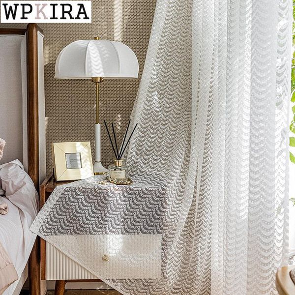 curtain & drapes modern hollow wave pattern for living room warp knitting kitchen voile sheer drape tulle bay window blinds s223#e
curtain & drapes modern hollow wave pattern for living room warp knitting kitchen voile sheer drape tulle bay window blinds s223#e