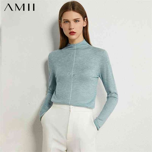 amii minimalism autumn fashion women sweater solid thin slim fit turtleneck sweater female pullover 12040610 210805, White;black
amii minimalism autumn fashion women sweater solid thin slim fit turtleneck sweater female pullover 12040610 210805, White;black