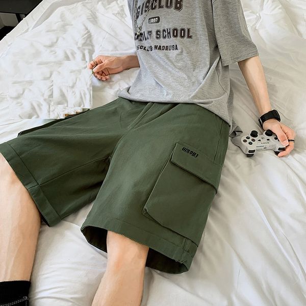 workwear shorts men's summer fashion trend brand big pockets loose casual fashion khaki trend straight five-point pants, Black
workwear shorts men's summer fashion trend brand big pockets loose casual fashion khaki trend straight five-point pants, Black