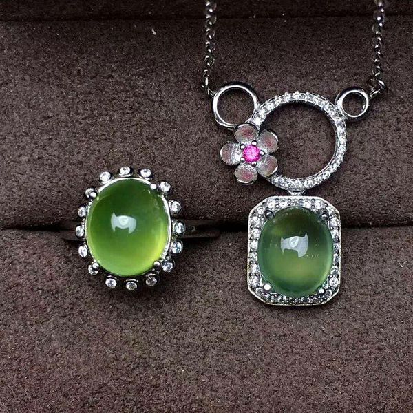 bracelet, earrings & necklace 925 sterling silver oval prehnite pendent necklace, ring, jewelry set white natural gemstone 8 x 10 mm/9 11 mm, Black
bracelet, earrings & necklace 925 sterling silver oval prehnite pendent necklace, ring, jewelry set white natural gemstone 8 x 10 mm/9 11 mm, Black
