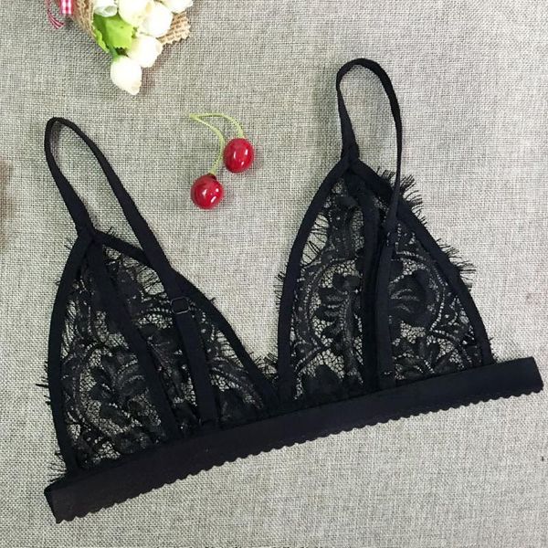 bras women lace transparent underwear hollow out temptation bra bralette embroidery top, Red;black
bras women lace transparent underwear hollow out temptation bra bralette embroidery top, Red;black