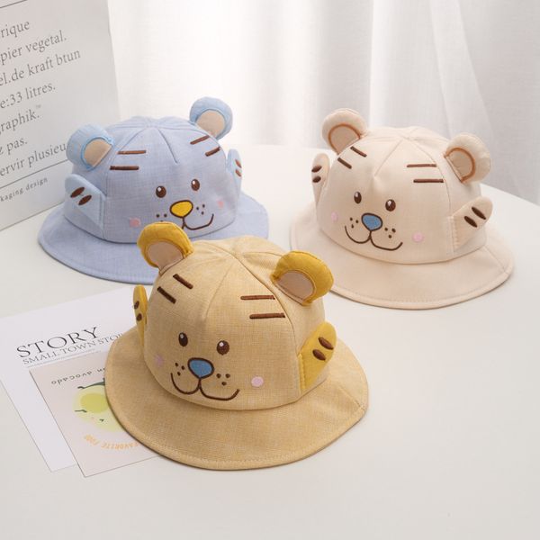 spring autumn tiger boy and girl basin cute children's sun hat baby fisherman's hat, Yellow
spring autumn tiger boy and girl basin cute children's sun hat baby fisherman's hat, Yellow