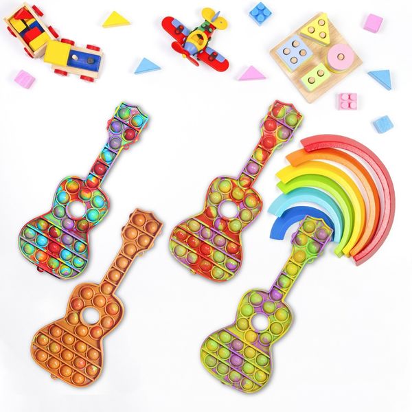 push pops bubble sensory toy educational fidget decompression toy guitar shape funny pop anti-stress fidget it stress reliver
push pops bubble sensory toy educational fidget decompression toy guitar shape funny pop anti-stress fidget it stress reliver