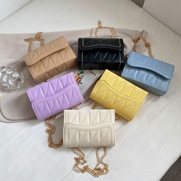 evening bags fashion solid color chain handbags for women pu leather female crossbody bag trend one shoulder small square
evening bags fashion solid color chain handbags for women pu leather female crossbody bag trend one shoulder small square