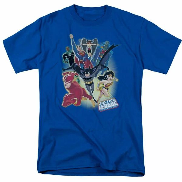 Justice League Unlimited T Shirt Mens Licensed DC Comics Tee Royal Blue, White;black
Justice League Unlimited T Shirt Mens Licensed DC Comics Tee Royal Blue, White;black