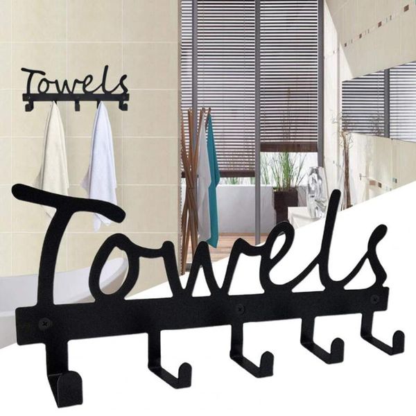 34cm x 15cm hook letter pattern clothing storage rack iron robes towel holder for bathroom key coat umbrella door back hooks & rails
34cm x 15cm hook letter pattern clothing storage rack iron robes towel holder for bathroom key coat umbrella door back hooks & rails