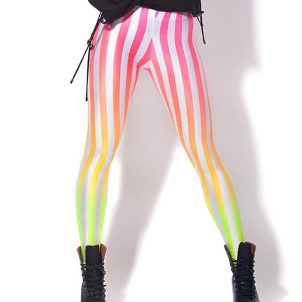 women's leggings women stripe rainbow slim skinny colourful striped spring summer running gym stretchy pants trousers, Black
women's leggings women stripe rainbow slim skinny colourful striped spring summer running gym stretchy pants trousers, Black