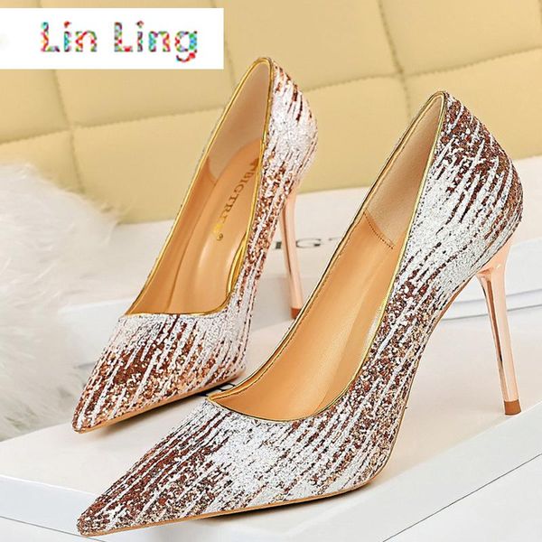 linling shoes sequins woman pumps wedding women stiletto heels cm pointed toe high ladies party dress, Black
linling shoes sequins woman pumps wedding women stiletto heels cm pointed toe high ladies party dress, Black