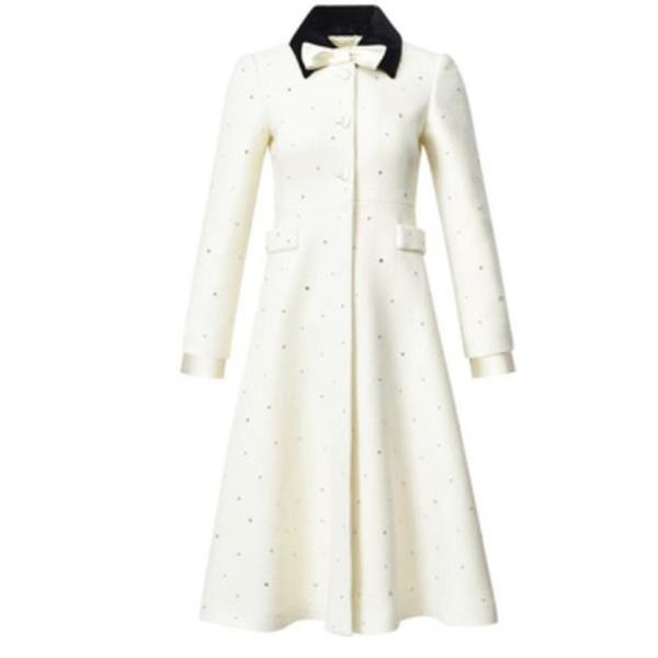 women's wool & blends french style winter bowknot handmade diamond long woolen coat women slim elegant single breasted overcoat, Black
women's wool & blends french style winter bowknot handmade diamond long woolen coat women slim elegant single breasted overcoat, Black