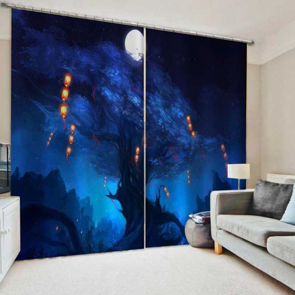 curtain & drapes customized size luxury blackout 3d window curtains for living room blue tree
curtain & drapes customized size luxury blackout 3d window curtains for living room blue tree