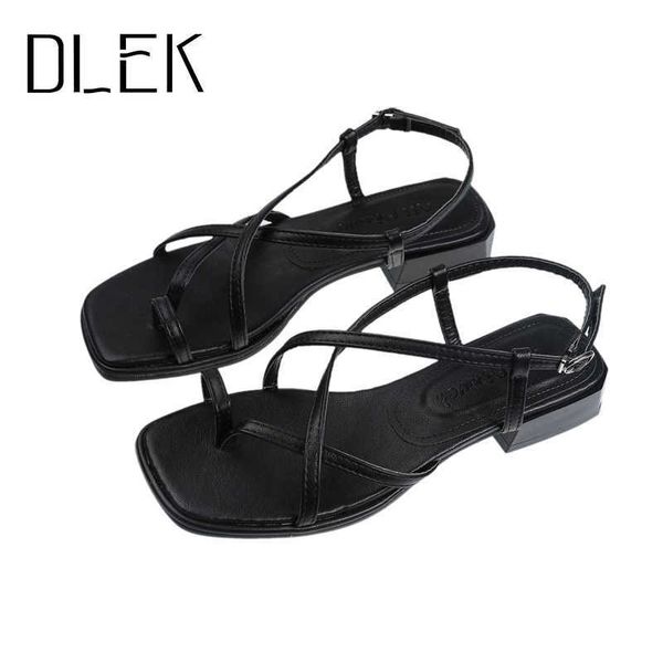 dlek women sandals summer shoes clip toe cross-tied classical heel handmade soft female shoes casual buckle strap shoe 210624, Black
dlek women sandals summer shoes clip toe cross-tied classical heel handmade soft female shoes casual buckle strap shoe 210624, Black