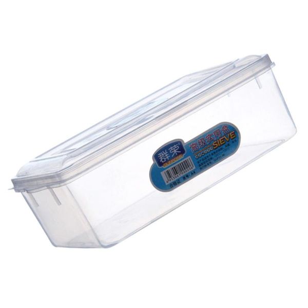 1pc kitchen box household oblong preservation fridge fresh storage bottles & jars
1pc kitchen box household oblong preservation fridge fresh storage bottles & jars