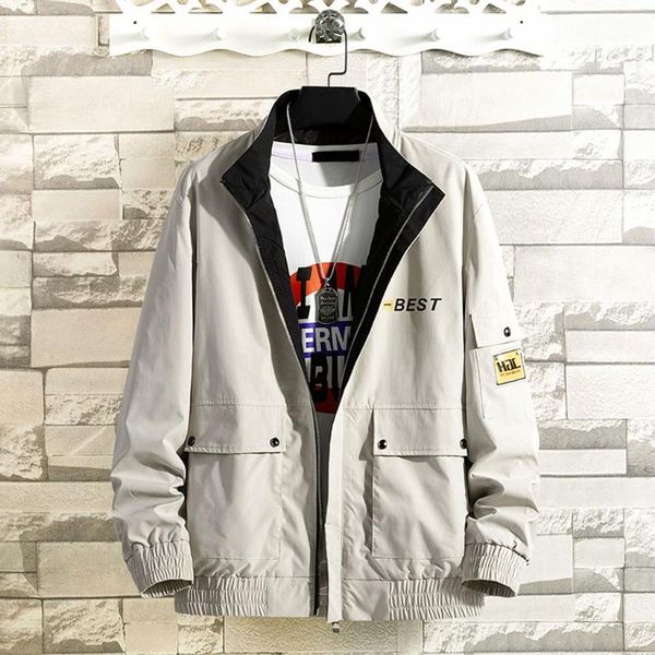 men's jackets 19 tide nice mens jacket and coats black male long sleeve outwear windbreaker blouse loose men varsity overcoat, Black;brown
men's jackets 19 tide nice mens jacket and coats black male long sleeve outwear windbreaker blouse loose men varsity overcoat, Black;brown