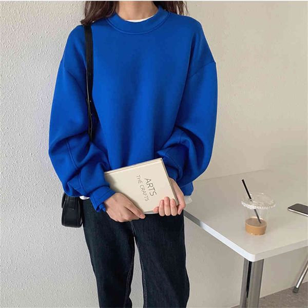 women's knits & tees hzirip solid casual cotton femme sweatshirts o-neck fashion loosen chic lady all game fashionable oversize 1ou3, White
women's knits & tees hzirip solid casual cotton femme sweatshirts o-neck fashion loosen chic lady all game fashionable oversize 1ou3, White