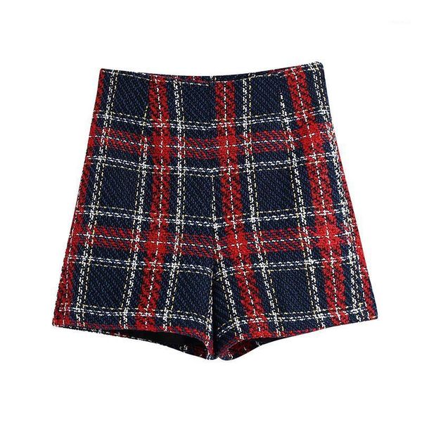 women's shorts evfer autumn winter fashion red plaid print woolen girls short pants 2021 women casual high waist zipper suit, White;black
women's shorts evfer autumn winter fashion red plaid print woolen girls short pants 2021 women casual high waist zipper suit, White;black