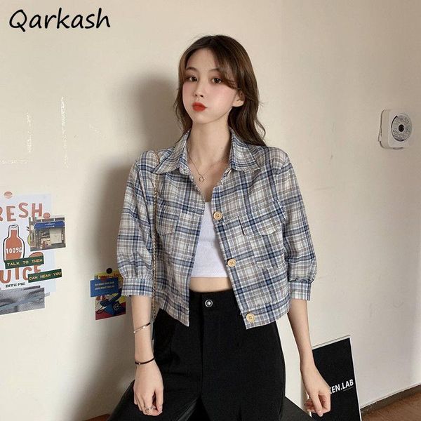 women's jackets women all-match spring autumn teens retro plaids england style lantern sleeve turn-down collar pockets single breasted, Black;brown
women's jackets women all-match spring autumn teens retro plaids england style lantern sleeve turn-down collar pockets single breasted, Black;brown