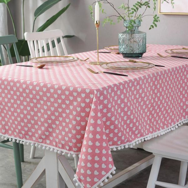 table cloth pink peach heart cotton linen tablecloth korean version of the small love decorative fabric college dormitory
table cloth pink peach heart cotton linen tablecloth korean version of the small love decorative fabric college dormitory