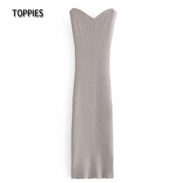 strapless dresses women sleeveless party dress midi slim bodycon elegant vestido 210421, Black;gray
strapless dresses women sleeveless party dress midi slim bodycon elegant vestido 210421, Black;gray