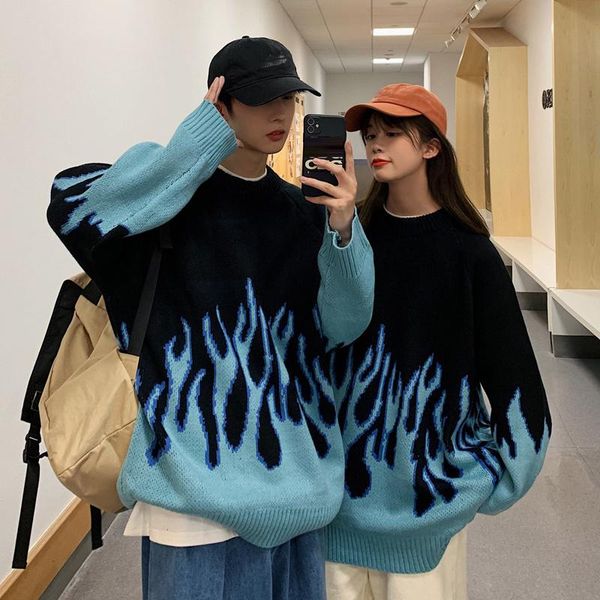 men's sweaters sweater men youthful vintage knitted hip jumpers streetwear harajuku fashion hop oversize pullover mens couple, White;black
men's sweaters sweater men youthful vintage knitted hip jumpers streetwear harajuku fashion hop oversize pullover mens couple, White;black