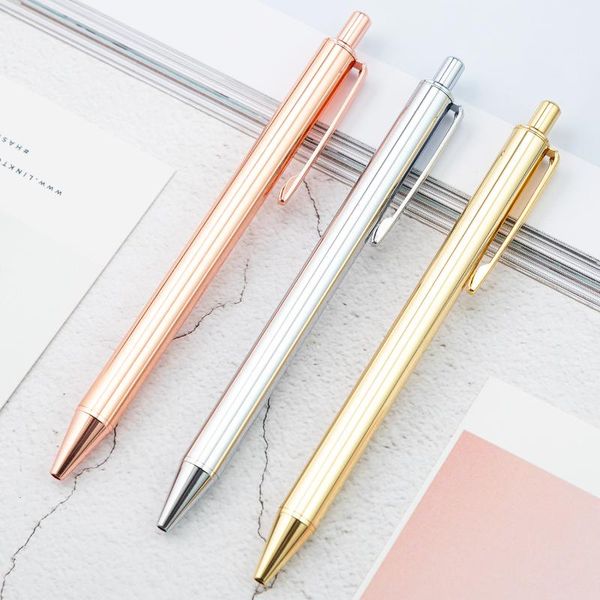pieces lytwtw's roller ballpoint pen luxury cute wedding rose gold metal stationery school office supply spinning pens, Blue;orange
pieces lytwtw's roller ballpoint pen luxury cute wedding rose gold metal stationery school office supply spinning pens, Blue;orange