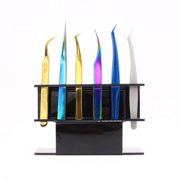 cosmetic organizer acrylic eyelash tweezer storage holder 6pcs durable convenient tweezers stand shelf holders eyelashes extension makeup to 
cosmetic organizer acrylic eyelash tweezer storage holder 6pcs durable convenient tweezers stand shelf holders eyelashes extension makeup to