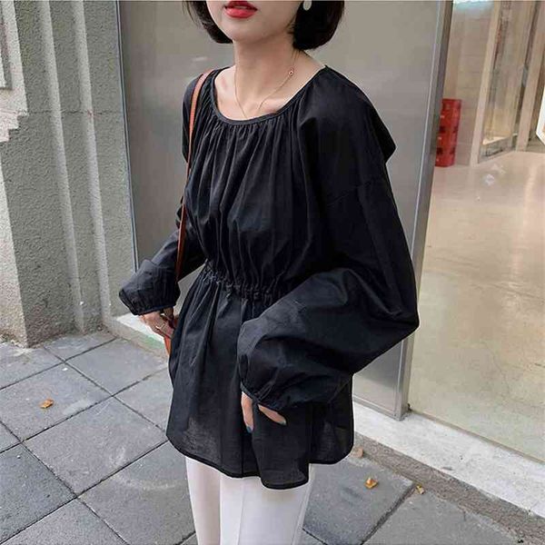 qooth women green blouse loose casual long sleeve korean student cotton shirts black elegant autumn clothes qt166 210518, White
qooth women green blouse loose casual long sleeve korean student cotton shirts black elegant autumn clothes qt166 210518, White