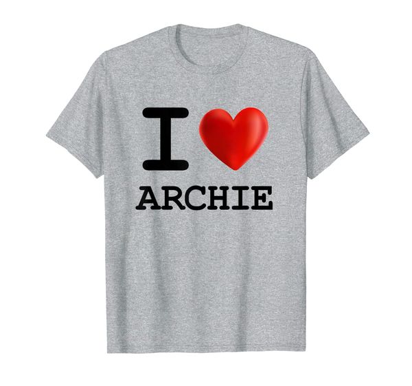 i love archie heart name t shirt gift, White;black
i love archie heart name t shirt gift, White;black