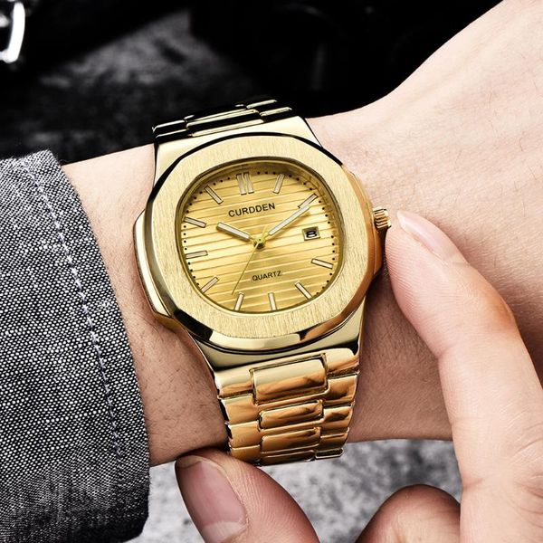 wristwatches curdden fashion men watch stainless steel nautilus analog sport mens clock quartz wrist watches bayan kol saati, Slivery;brown
wristwatches curdden fashion men watch stainless steel nautilus analog sport mens clock quartz wrist watches bayan kol saati, Slivery;brown